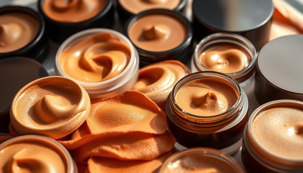 Bronzing Cream Texturen